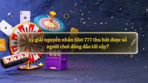 Lý giải nguyên nhân Slot 777 thu hút được số người chơi đông đảo tới vậy?