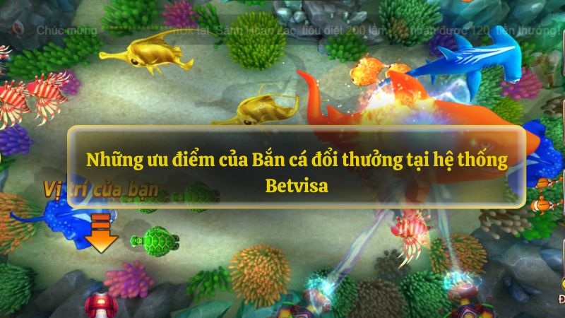 Những ưu điểm của Bắn cá đổi thưởng tại hệ thống Betvisa